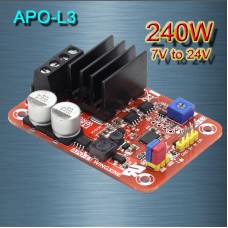 APO-L3 DC Brush Motor Controller PWM Controller + Electric Regulator + Speed Controller 240W/7V-24V