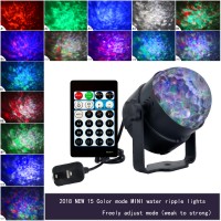 15 Color Disco Ball LED Stage Light 9W Laser Projector Stage Lamp Music Christmas KTV Party