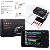 2020 Mini Digital Pocket Size LA104 Logic Analyzer 4 Channel 100Mhz 8M USB Memory    