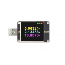 USB Tester Voltmeter Ammeter Digital Display PPS QC4 PD 3.0 Fast Charging DC 4-24V