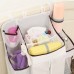 Baby Crib Hanging Bag Baby Bed Storage Pockets Diaper Bag Baby Hanging Storage Bay 63x48cm