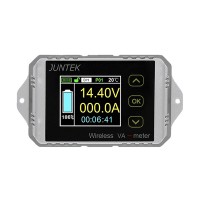 Wireless Volmeter Ammeter Digital Capacity Coulomb Counter Bi-Directional 0-100V 0-30A VAT-1030