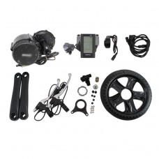36/48V 350W Bicycle Motor Conversion Kit Mid-Drive with Integrated Controller & C961 LCD Display