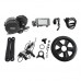 36/48V 350W Bicycle Motor Conversion Kit Mid-Drive with Integrated Controller & C961 LCD Display