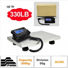 150KG/0.05KG 300KG/0.1KG Digital Shipping Platform Scale Electronic Heavy Duty LCD Display 