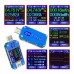 Color LCD Display USB Tester Voltage Current Meter Ammeter with Type-C Micro USB Port 