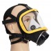 Air Fed Full Face Gas Mask Respirator System Electric Supplied 2 Wind Speed Modes