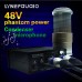 48V Pro Condenser Microphone Power Source Phantom Power Source LINEPAUDIO A963