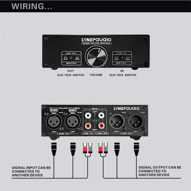 Two Channel Preamp Volume Control Full-balanced Passive Preamp Active ...