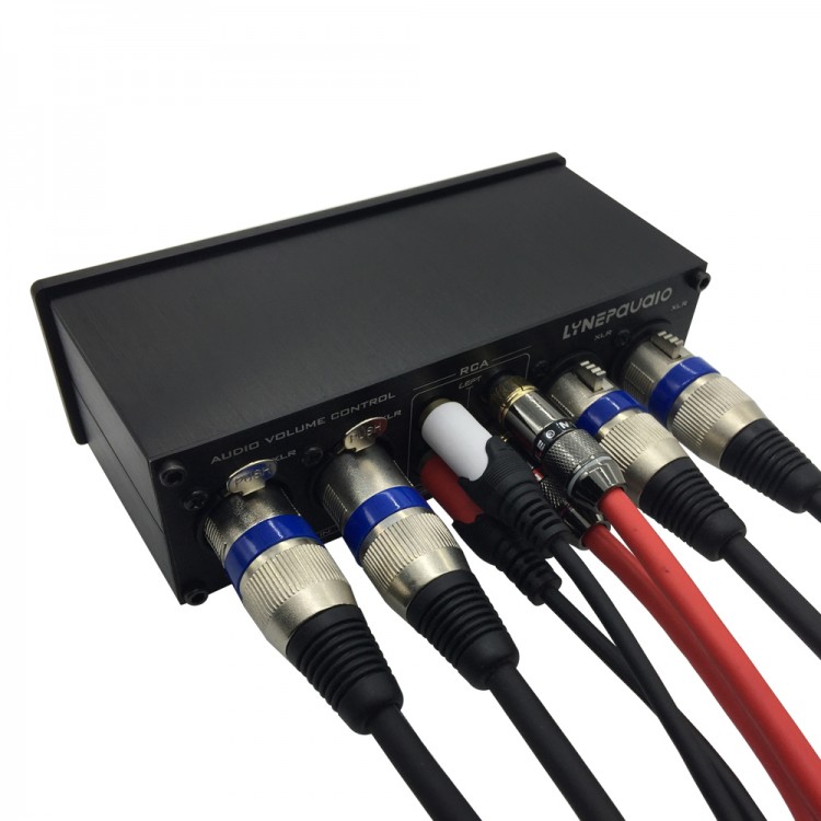 Two Channel Preamp Volume Control Fullbalanced Passive Preamp Active Speaker Volume Controller