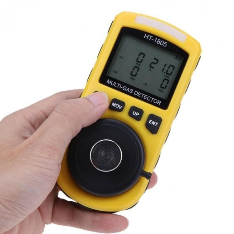 4 in 1 Gas Analyzer Multi Gas Detector Portable O₂ CO H₂S Harmful Gas