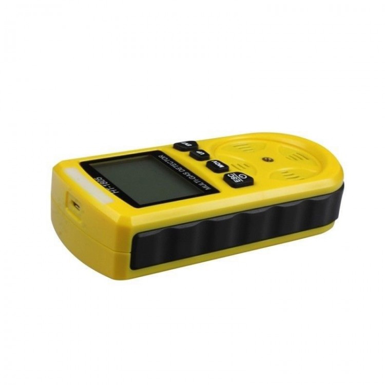 4 in 1 Gas Analyzer Multi Gas Detector Portable O₂ CO H₂S Harmful Gas