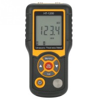 HT-1200 Ultrasonic Thickness Meter Digital LCD Tester Gauge Measuring Tool 1.2-255mm Range