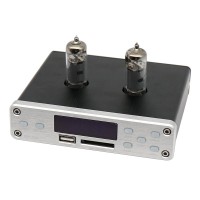 NFJ&FXAUDIO DP-02 HiFi Preamplifier Mini Preamp Tube U Disk SD Card Bluetooth 3.5mm Headphone Jack