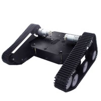 Robo-Soul TK-100 Creeper Truck Robotic Crawler RC Car Chassis Robot Base Kit Black