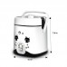 1.2L Mini Rice Cooker 220V 200W Power Electric Steamer Warmer Mechanical Type Home Use 