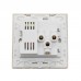 USB Wall Socket Dual USB AC/DC Power Adapter Plug Outlet Panel w/Switch