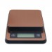Digital Coffee Scale with Timer Temperature Probe Stainless Steel 3KG/0.1G Kitchen Food