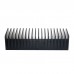 1pcs TZT Black Aluminum Radiator 155mm * 40mm * 50mm Heat Sink For LM3886 TDA7293 Amplifier