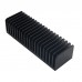 1pcs TZT Black Aluminum Radiator 155mm * 40mm * 50mm Heat Sink For LM3886 TDA7293 Amplifier