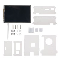 3.5 Inch LCD Display Touch Screen Kit w/ Case Heatsink for Raspberry Pi 3B/3B+     