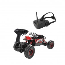 1/18 4WD FPV RC CAR Rock Crawler Climbing Remote Control 4x4 Off-Road Vehicle with FPV Goggles