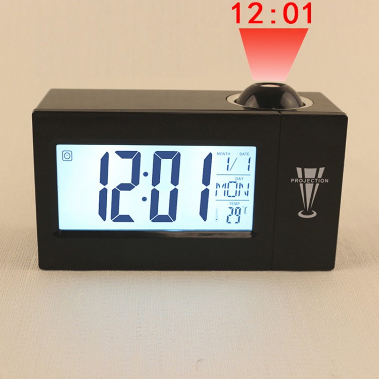 Projection Led Alarm Clock Led Ceiling Projection Snooze