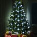 Christmas Tree LED Light String Waterproof 1.8M 64Leds 220V/110V for Party Garden Holiday Home Deco