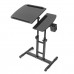 Adjustable Rolling Laptop Desk Table Tracing Drawing Tattoo Work Station Stand      