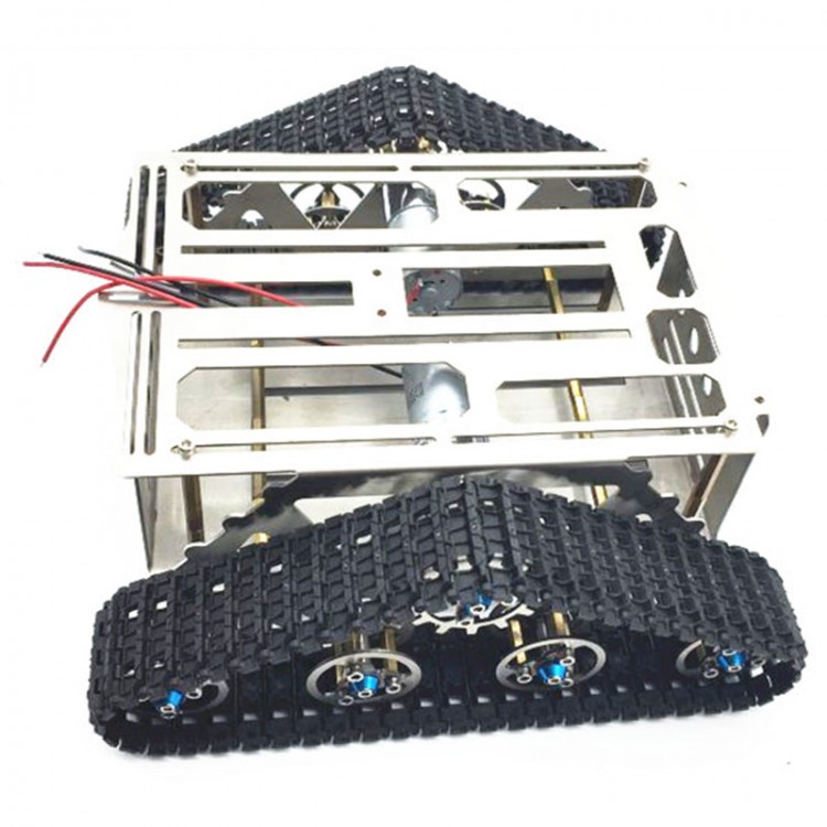 2WD Smart Car Tank Chassis Robotic System Education Platform Aluminium ...
