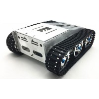 4wd Aluminium Alloy Tank Smart Crawler Robotic Chassis for DIY RC Robot Toy Car