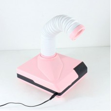 60W Nail Dust Collector Suction Dust Cleaner Retractable Elbow Design Fan Nail Vacuum Cleaner