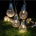 6M 20LEDs String Lights USB Powered Warm White Bulb String Lamp for Party Holidays Christmas 