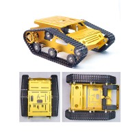 RC Tank Chassis Kit DIY Parts Self Assembling Needed Smart Tracked Robot Platform