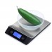 5kg/1g Digital Kitchen Scale Stainless Steel Kitchen Scale Electronic Weight Scale LDC Display