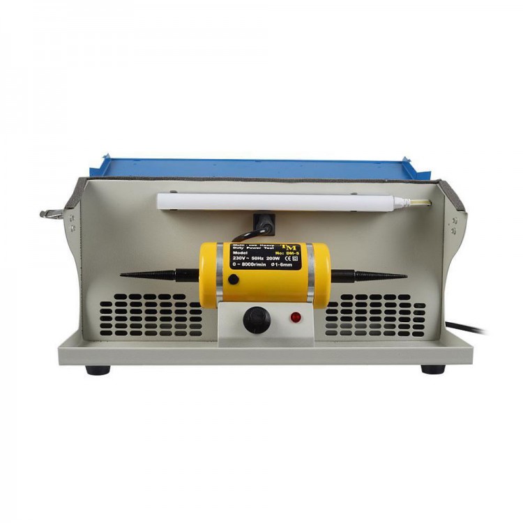 Polishing Buffing Machine Dust Collector Table Top w/ Light Jewelry