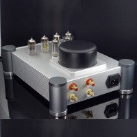 Vacuum Tube Preamp Stereo Audio HiFi Tube Preamplifier Russsian EH Tubes 12AU7*2 + 12AX7*2 + 6Z2*2