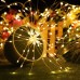 Foldable Firework LED Light 120LEDs Battery Operated Fairy Lights for Patio Wedding Parties