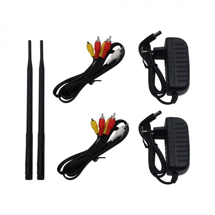 2.4GHz 3W Wireless Audio Video Transmitter AV Sender Receiver Long TX