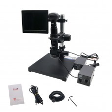 SK2700PD Digital Microscope Magnifier with 8" Screen White Screen + Light Source + Controller
