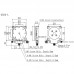 R Axis 60*60mm Manual Displacement Platform Micrometer Rotating Sliding Table RS60-L