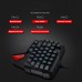 K108 Mini USB Wired 38 Keys LED Backlit Ergonomic Single Hand Keypad Gaming Keyb