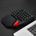 K108 Mini USB Wired 38 Keys LED Backlit Ergonomic Single Hand Keypad Gaming Keyb