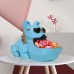 Desktop Dog Storage Box Resin Statue Storage Box Living Room Decoration Blue/Pink