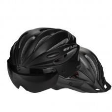 Cycling Helmet + Visor Magnetic Goggles Integrally-molded MTB Road Bicycle Helmet 55-62cm