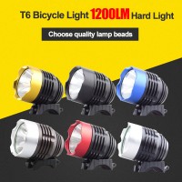 T6 USB Bicycle Front Light Waterproof Bicycle USB Headlight + O Rings 2000 Lumens Optional Colors 