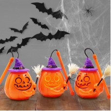 Halloween Pumpkin Light Lamp Hand Hanging LED Lantern for Kids Gifts Halloween Decoration Props