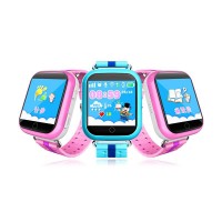 GPS Smart Watch for Kids Q10 with 1.54Inch Touch Screen SOS Call Location Device Tracker
