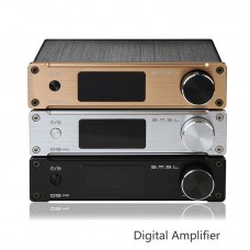 Q5 Pro Digital Power Amplifier w/Remote Control 2x45W USB COAXIAL OPTICAL Input 192KHZ 44Bit