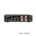 Q5 Pro Digital Power Amplifier w/Remote Control 2x45W USB COAXIAL OPTICAL Input 192KHZ 44Bit